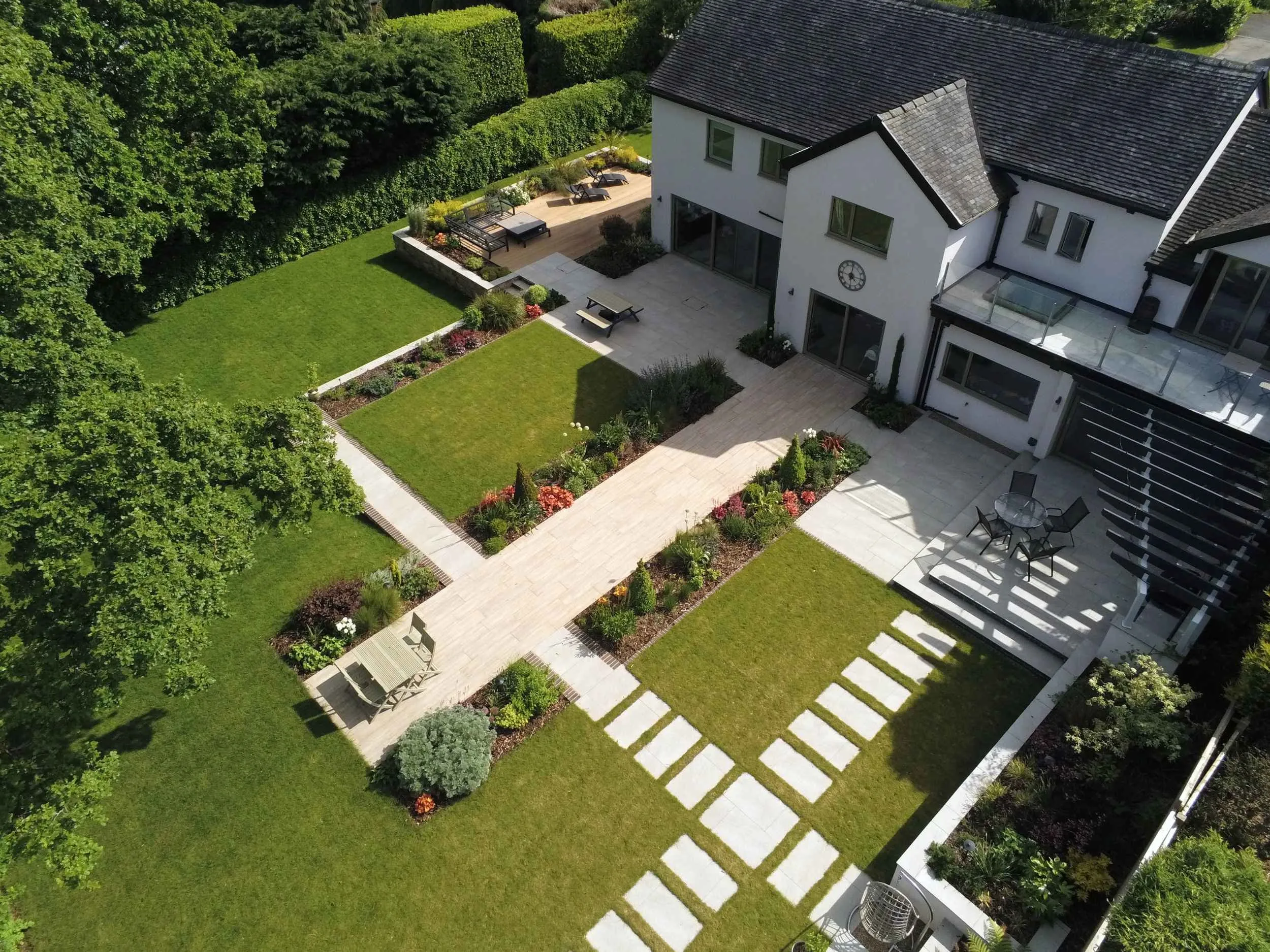 Block paving driveway
